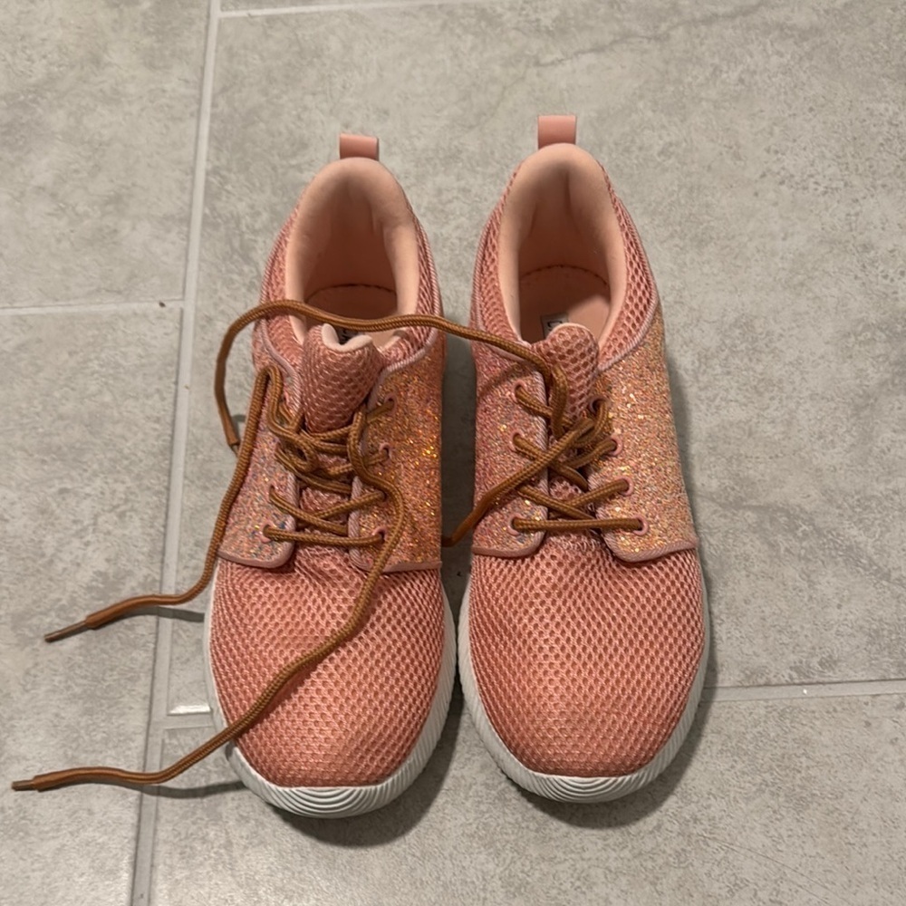 Pink Glitter Sneakers